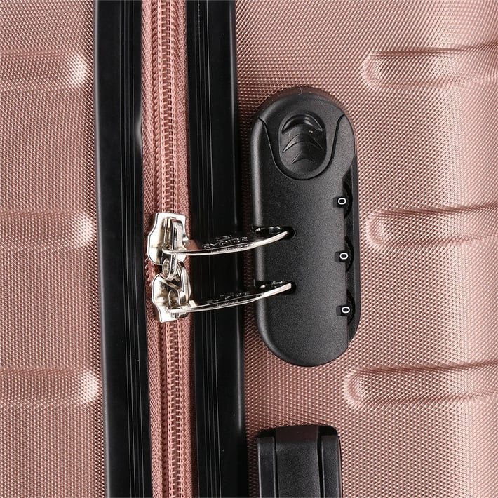 Куфар Empire Amsterdam, ръчен, ABS, розово злато