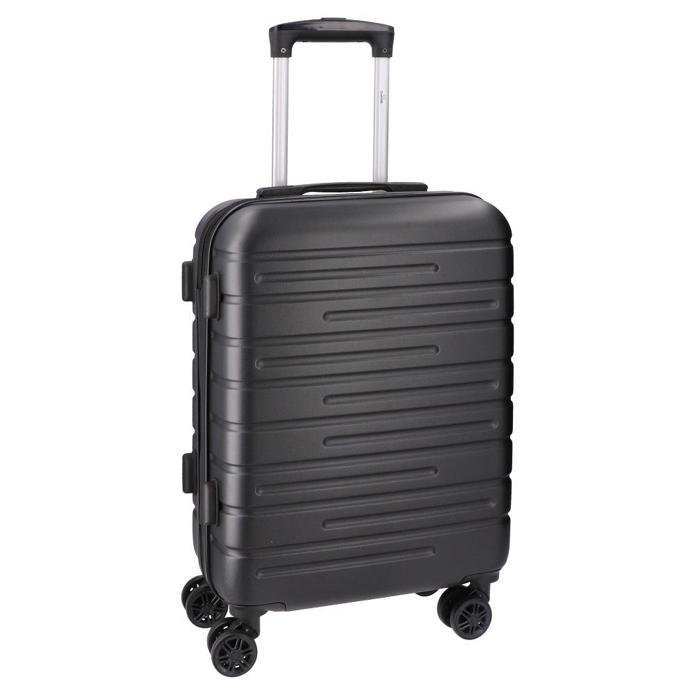 Empire Amsterdam Cabin Suitcase, ABS, black
