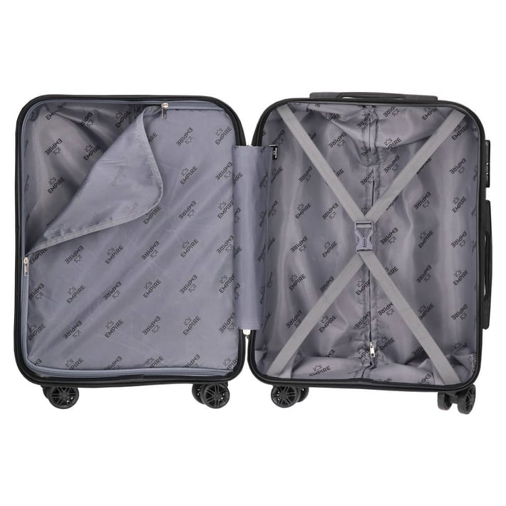 Куфар Empire Amsterdam, ръчен, ABS, черен