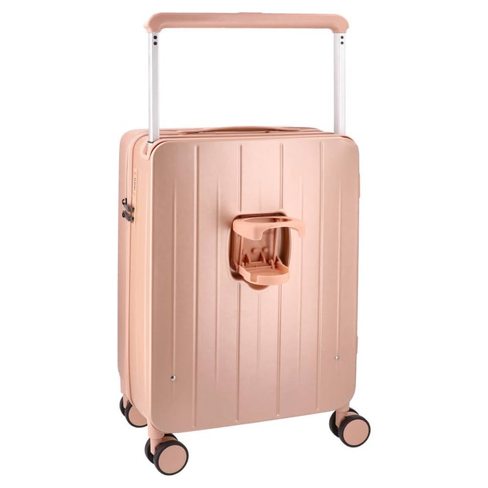 Куфар Empire Fienza, ръчен, ABS, розово злато