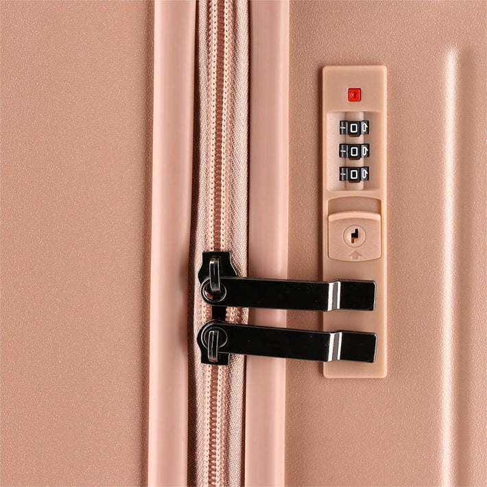 Куфар Empire Fienza, ръчен, ABS, розово злато