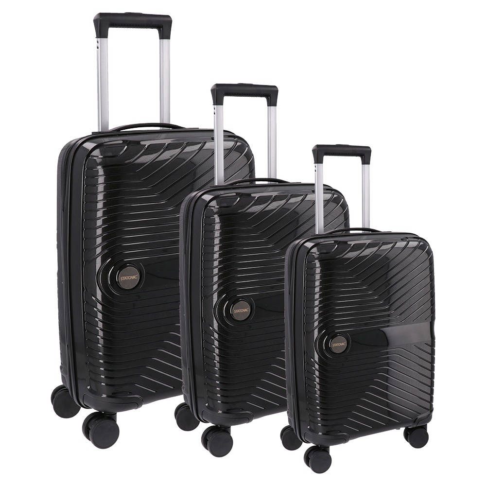 Куфар Empire Ibiza, PP, черен, 3 броя