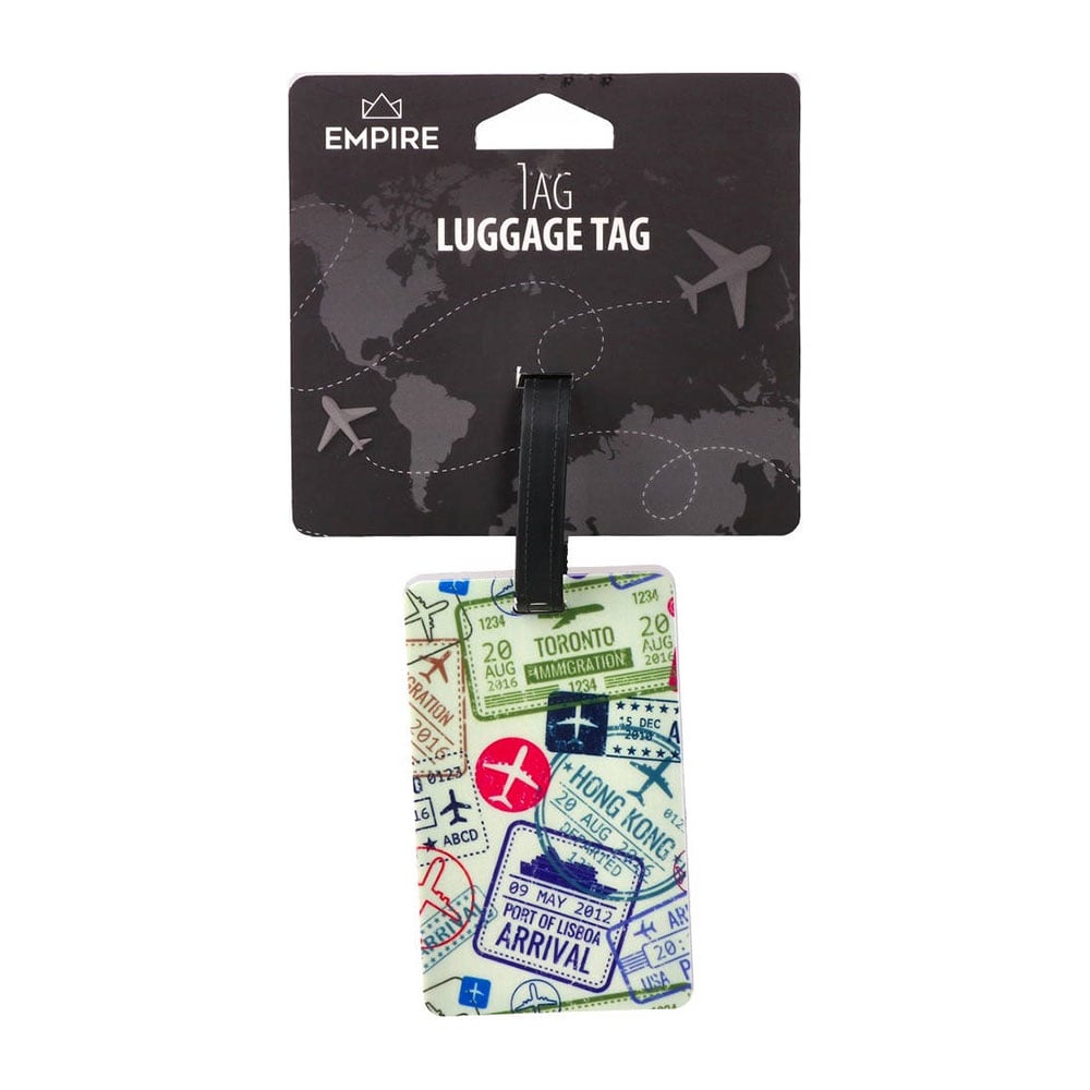 Empire Tag Luggage Tag, print