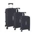 Empire Genova Suitcase, PP, Black, 3 Pieces