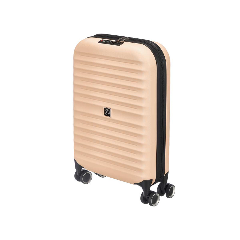 Suitcase Vaiven, foldable, with lock, 16 x 40 x 55.5 cm, 37 L, beige