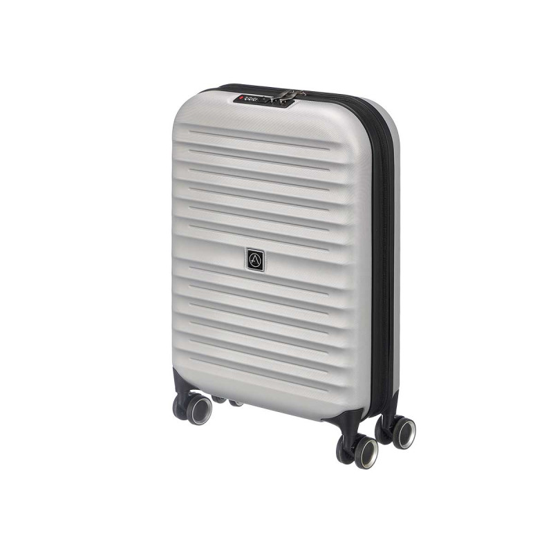 Suitcase Vaiven, foldable, with lock, 16 x 40 x 55.5 cm, 37 L, silver