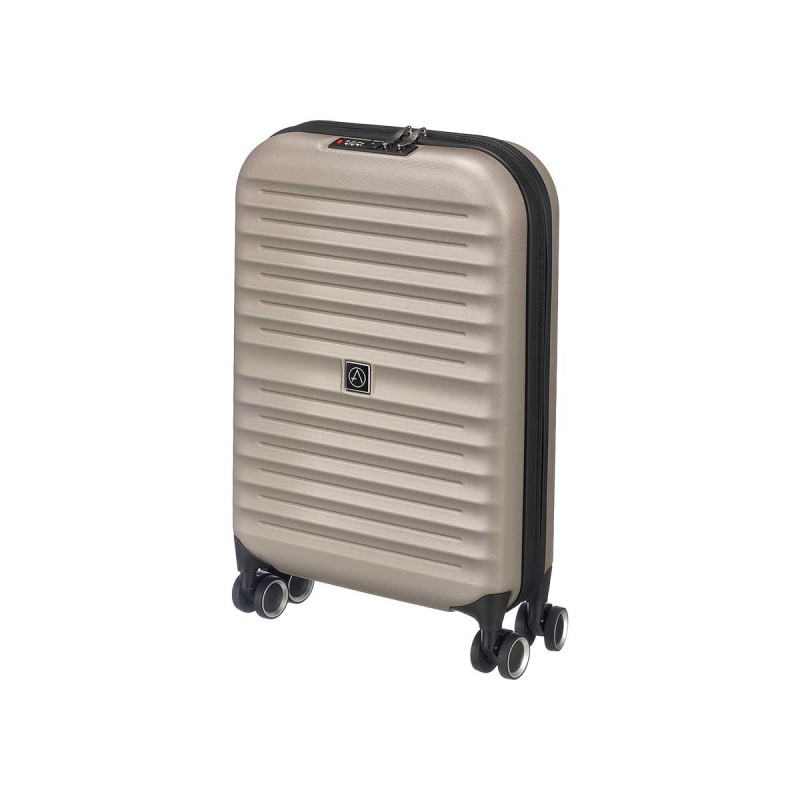 Suitcase Vaiven, foldable, with lock, 16 x 40 x 55.5 cm, 37 L, champagne
