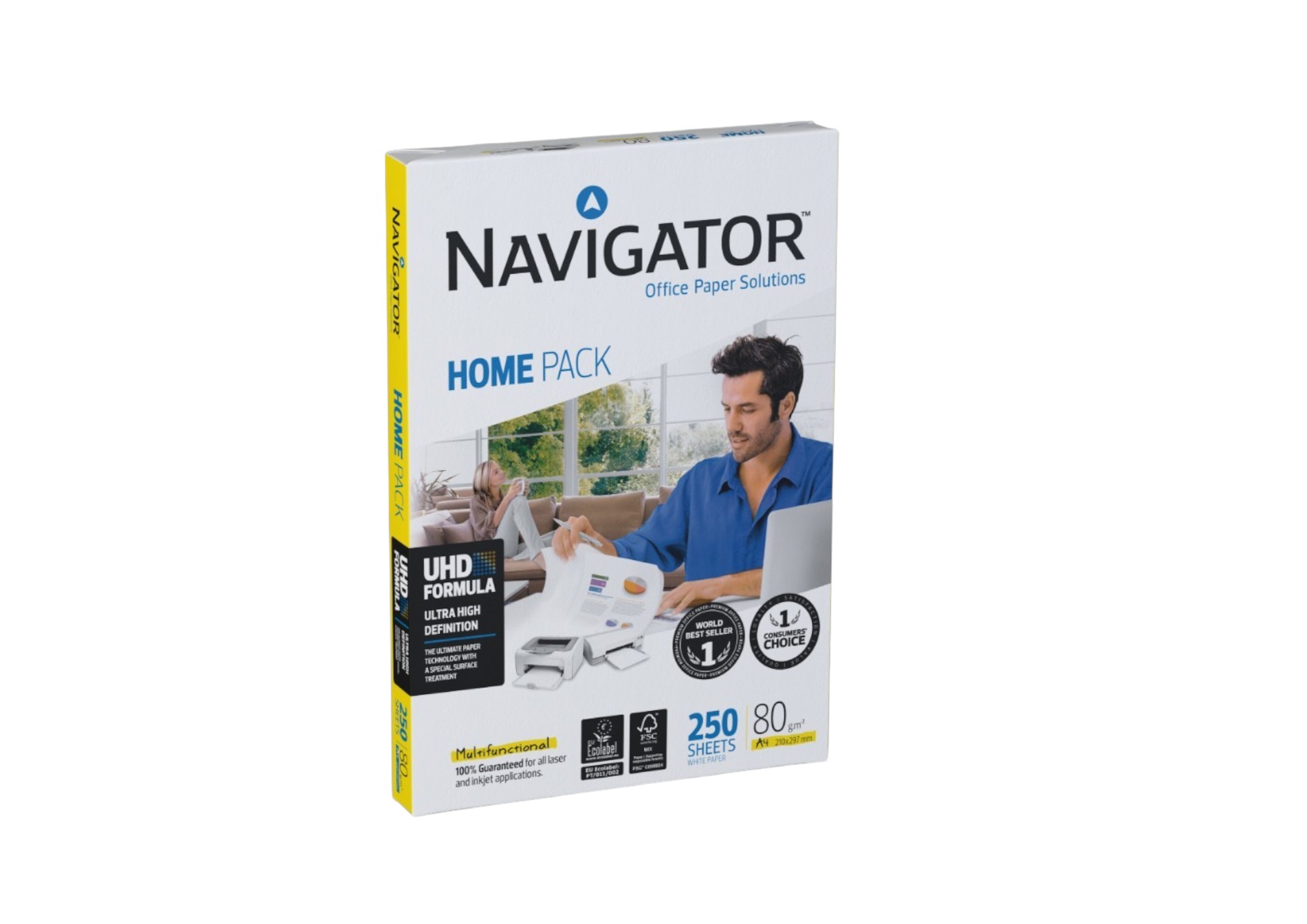 Navigator Copy paper Home Pack, A4, 80 g/m2, 250 sheets