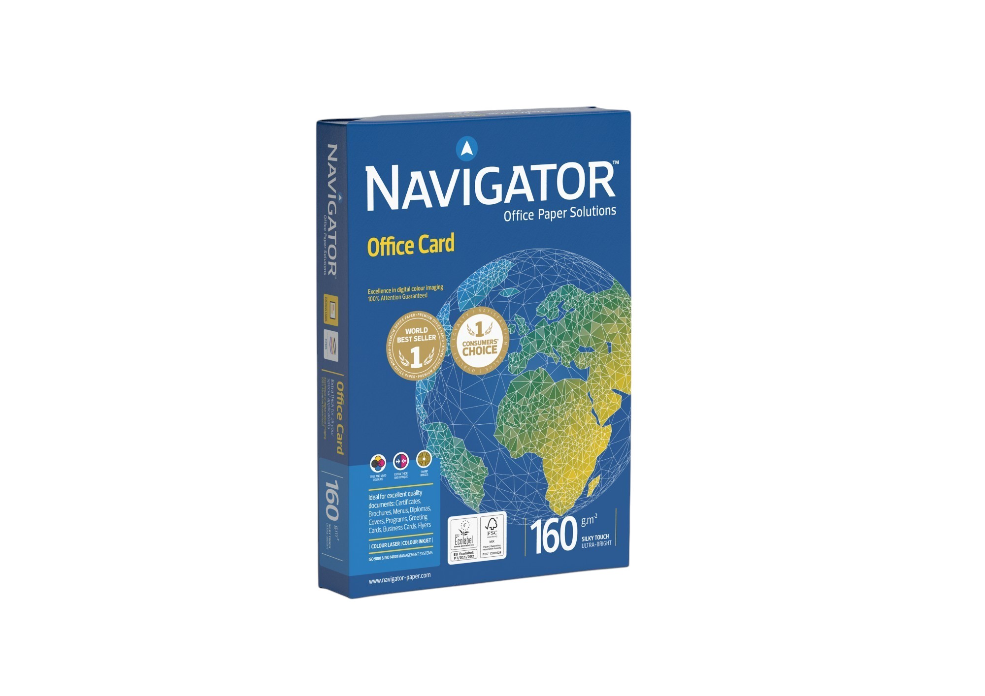 Navigator Copy card stock Office Card, A4, 160 g/m2, 250 sheets