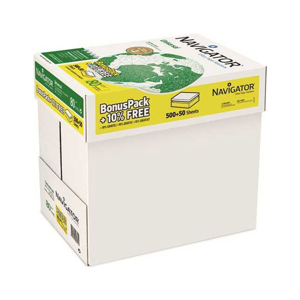 Copy paper Navigator Universal, A4, 80 g/m?, 5 packs, 2,750 sheets