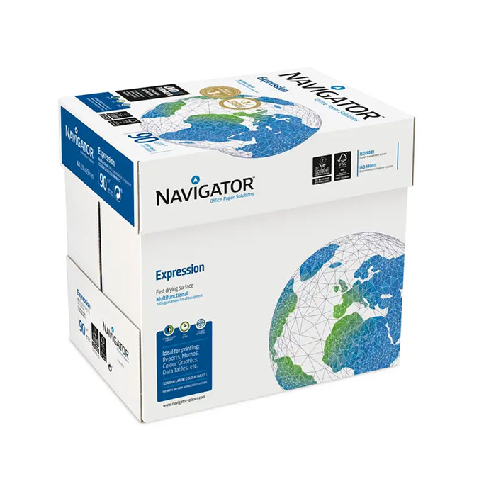 Navigator Copy Paper Expression, A4, 90 g/m2, 500 sheets, 5 packs