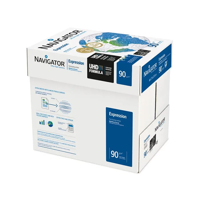 Navigator Copy Paper Expression, A4, 90 g/m2, 500 sheets, 5 packs