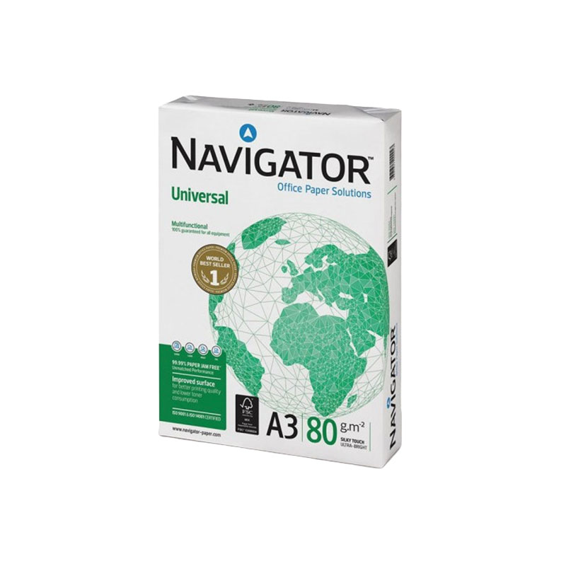 Navigator Universal Copy Paper, A3, 80 g/m?, 500 sheets