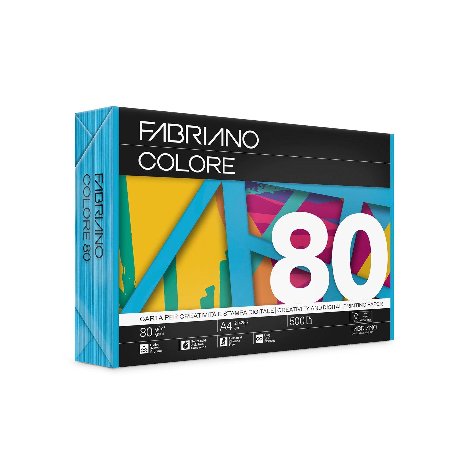 Fabriano Copy paper Colore, A4, 80 g/m?, dark blue, 500 sheets