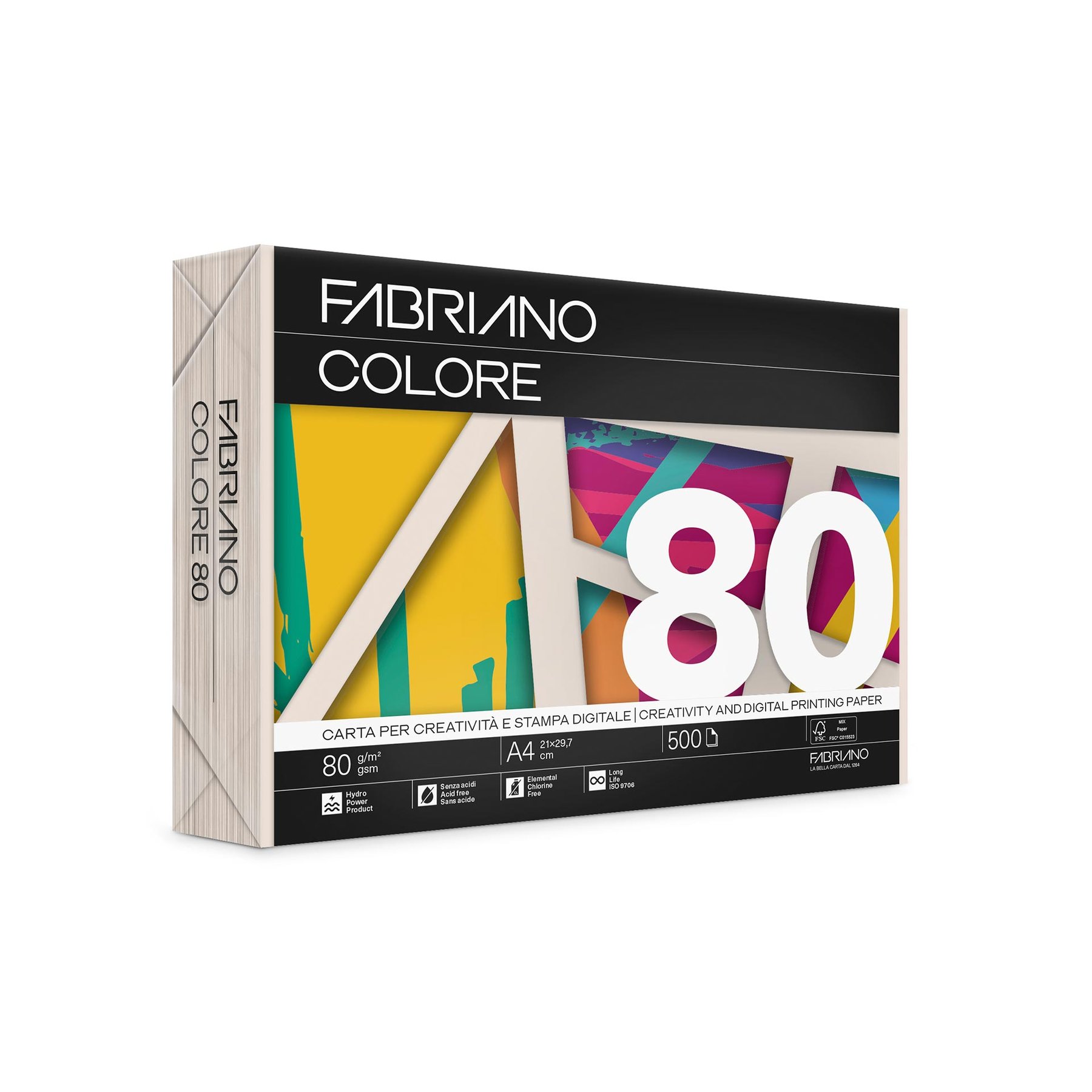 Fabriano Copy paper Colore, A4, 80 g/m?, ivory, 500 sheets