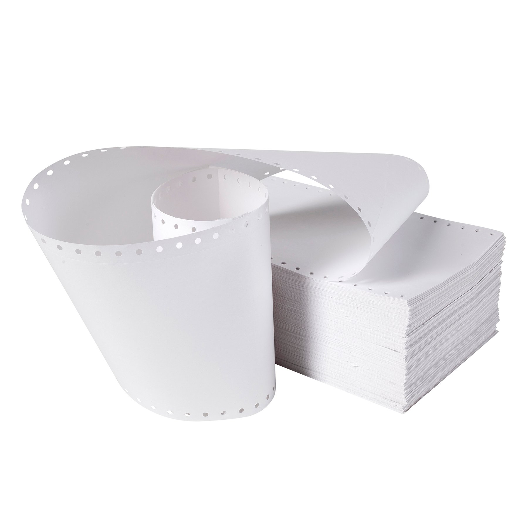 Office 1 Continuous printer paper, 240 mm, 12'', 1 ply, white, 2000 sheets