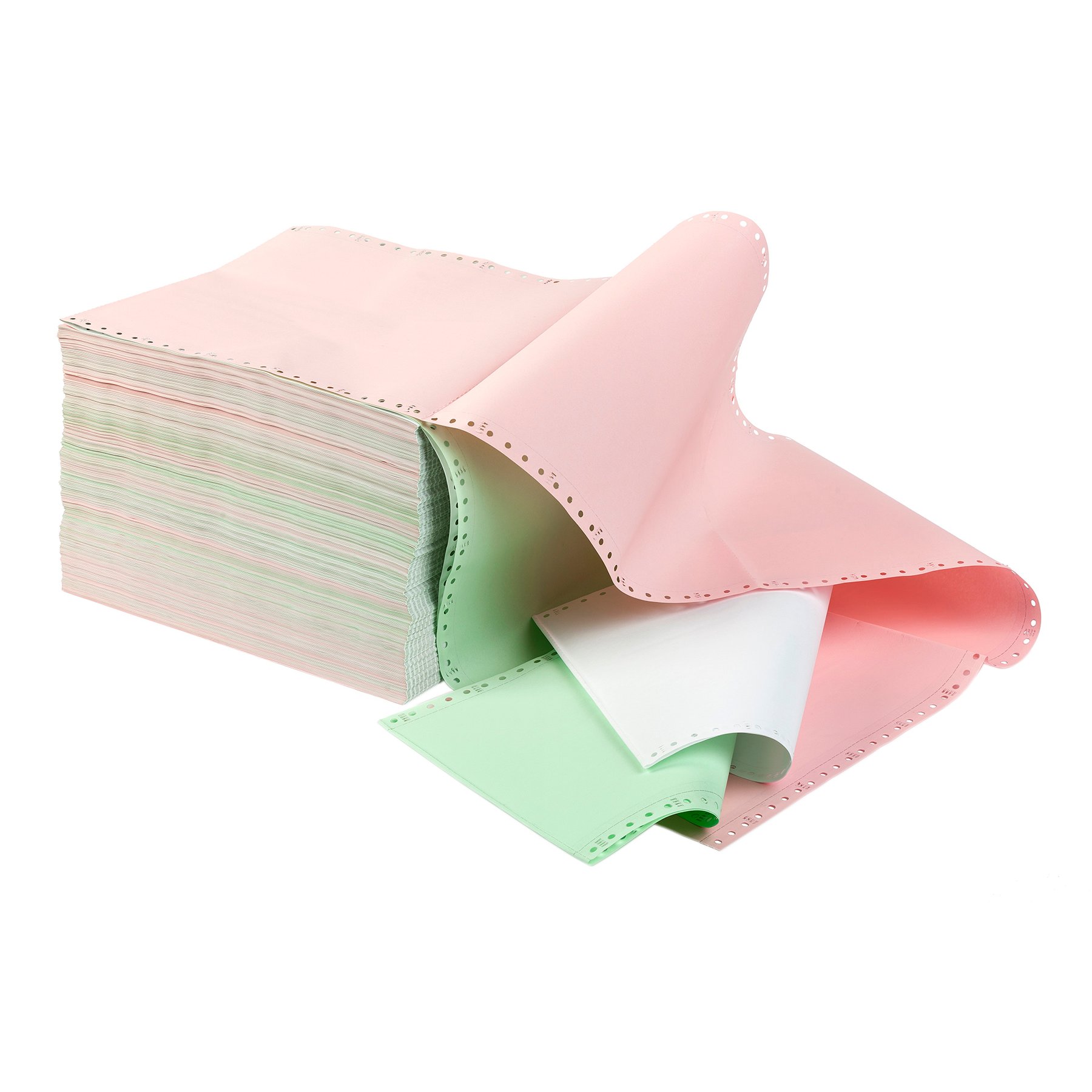 Continuous printer paper, 240 mm, 11'', 3 plies, coloured