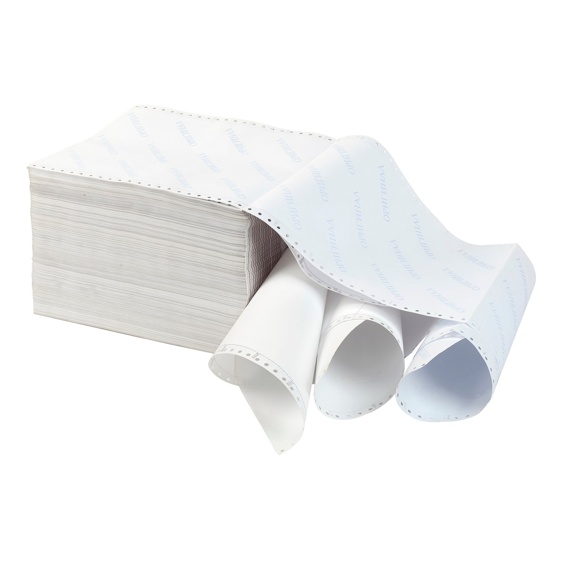 Office 1 Continuous Printer Paper, 240 mm, 11'', 3-ply, white, “Original” print, 750 sets