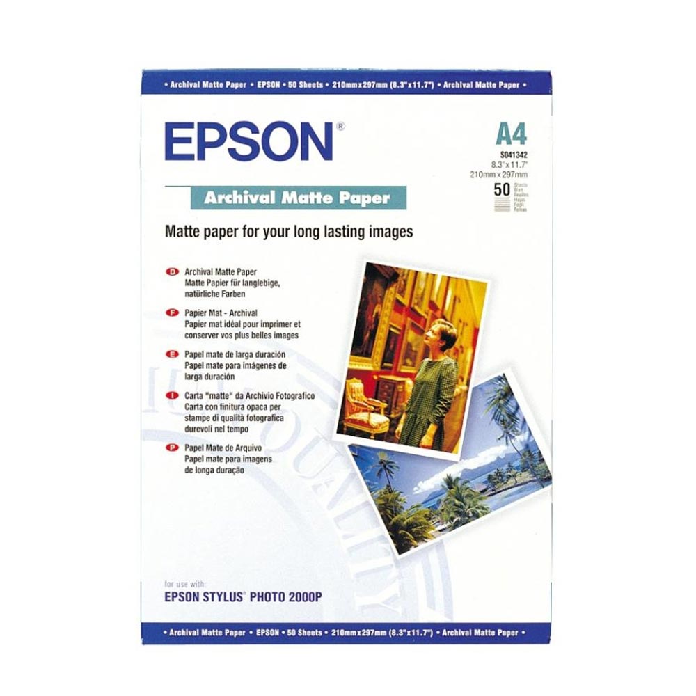 Epson Photo Paper Archival Paper S041342, A4, 192 g/m2, 50 sheets
