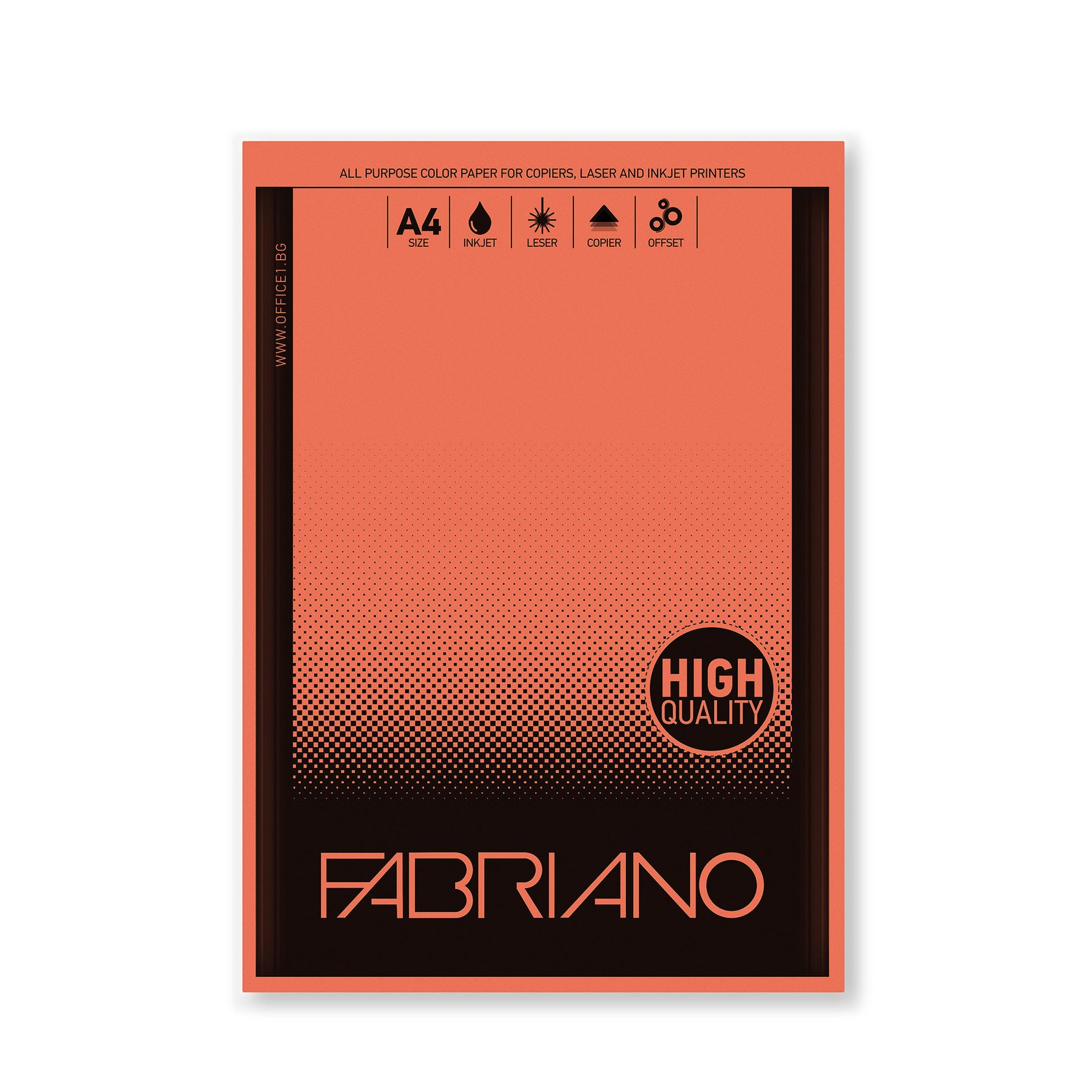 Fabriano Copy Paper Tinta, A4, 80 g/m2, orange, 50 sheets