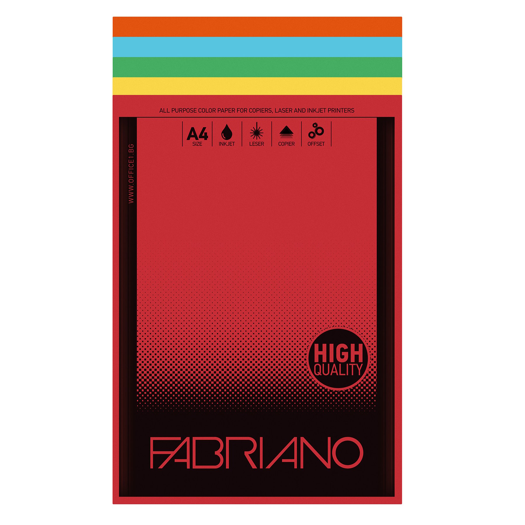 Fabriano Copy paper Copy Tinta, A4, 80 g/m2, saturated colors, 5 colors, 50 sheets
