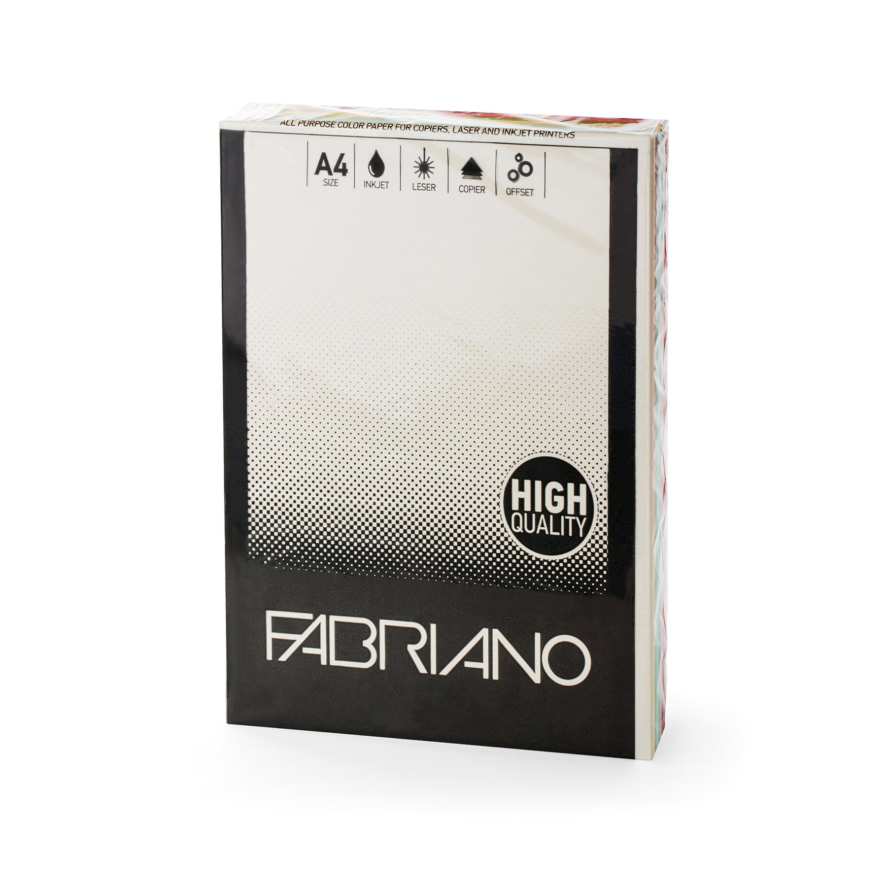 Fabriano Copy Paper Copy Tinta, A4, 80 gsm, 23 Colours, 250 Sheets