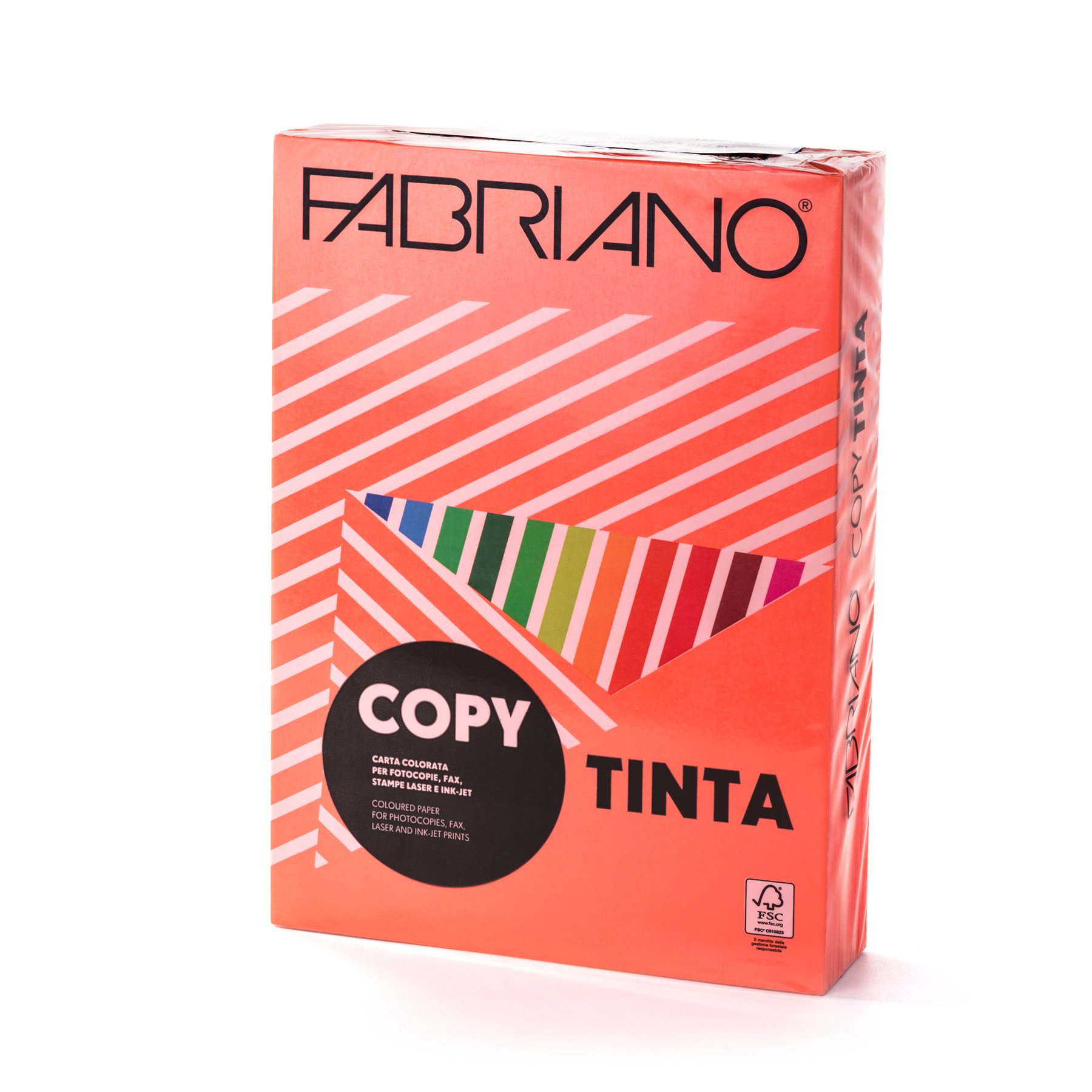 Copy paper Fabriano Copy Tinta, A4, 80 g/m?, coral, 500 sheets
