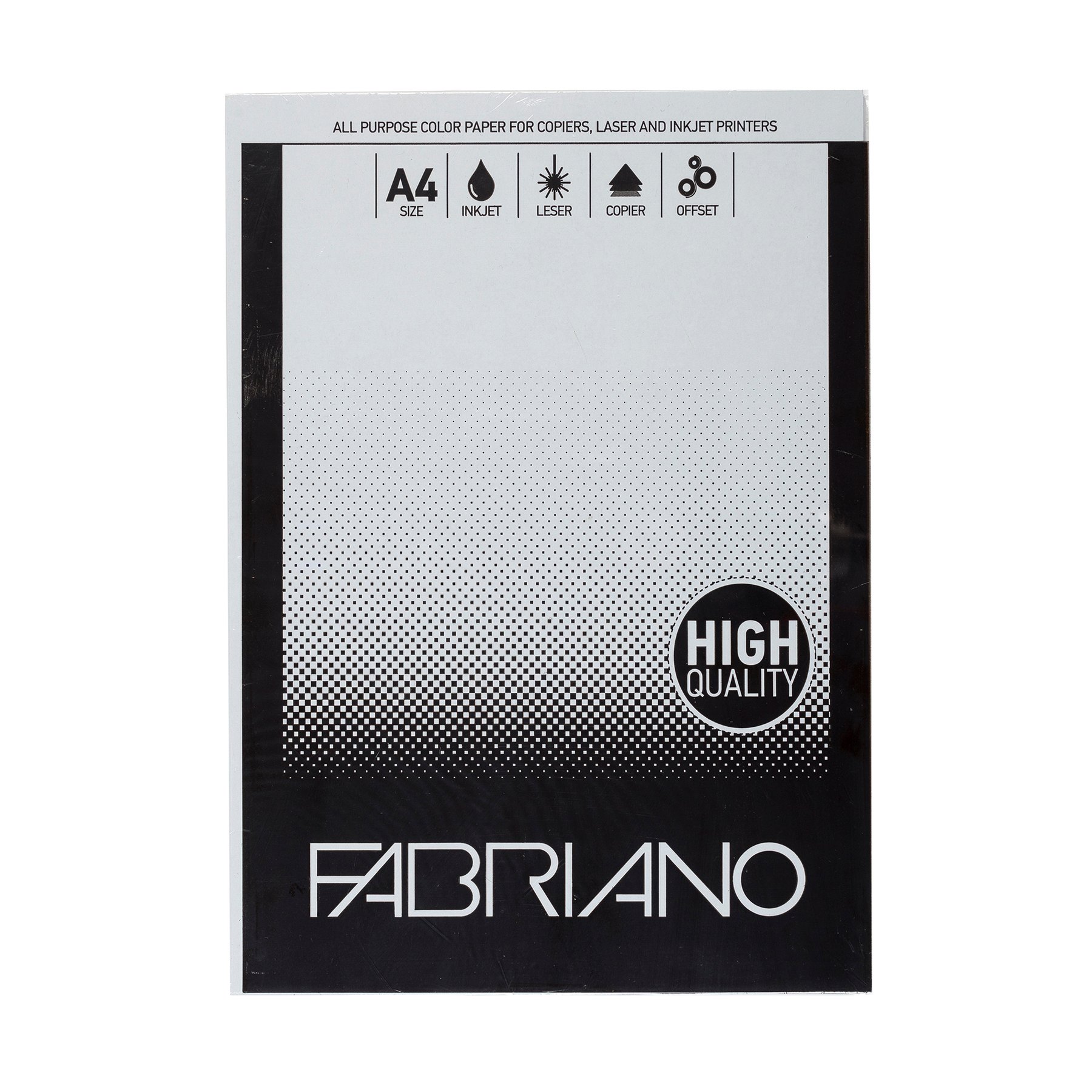 Fabriano Copier Cardboard, A4, 160 gsm, Grey, 50 Sheets