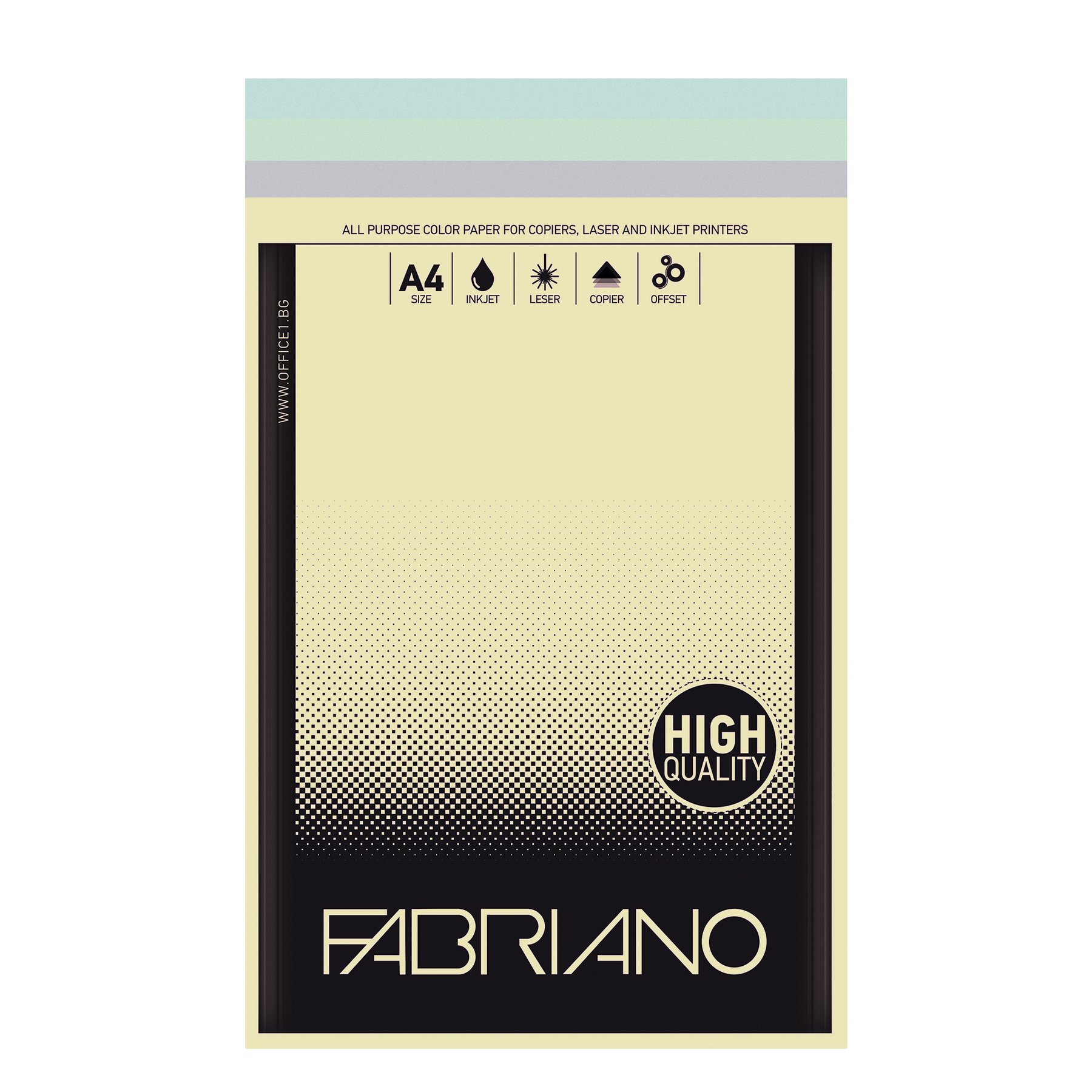 Fabriano Copy cardboard, A4, 160 g/m2, pastel colors, 4 colors, 100 sheets