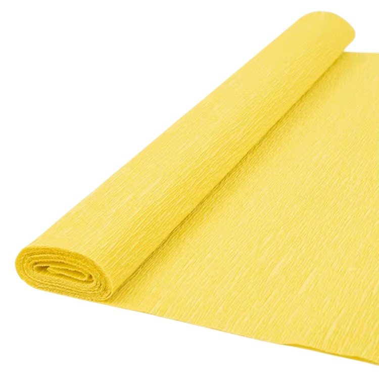 Foska Crepe Paper, 50 х 200 cm, 10 sheets, yellow