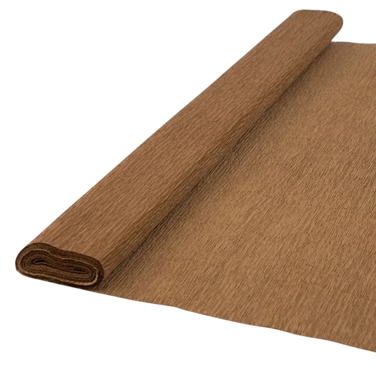 Foska Crepe Paper, 50 х 200 cm, 10 sheets, brown