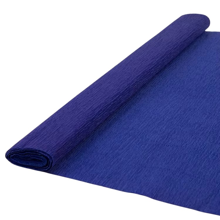 Foska Crepe Paper, 50 х 200 cm, 10 sheets, dark blue