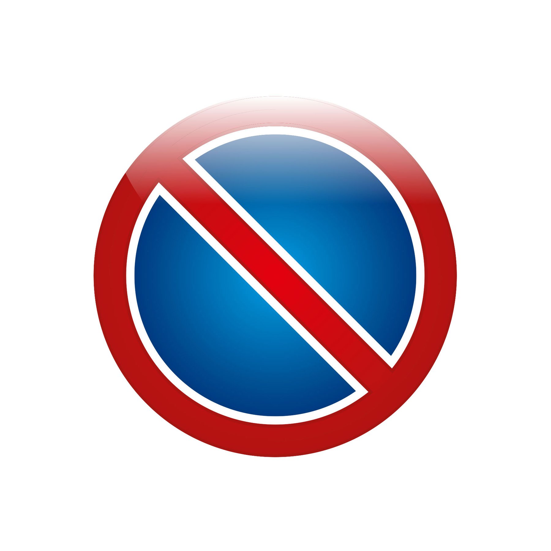 Office 1 Self-adhesive sign, pictogram "No parking"