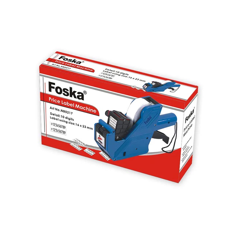 Foska Pricing Gun, two-line, 20 characters