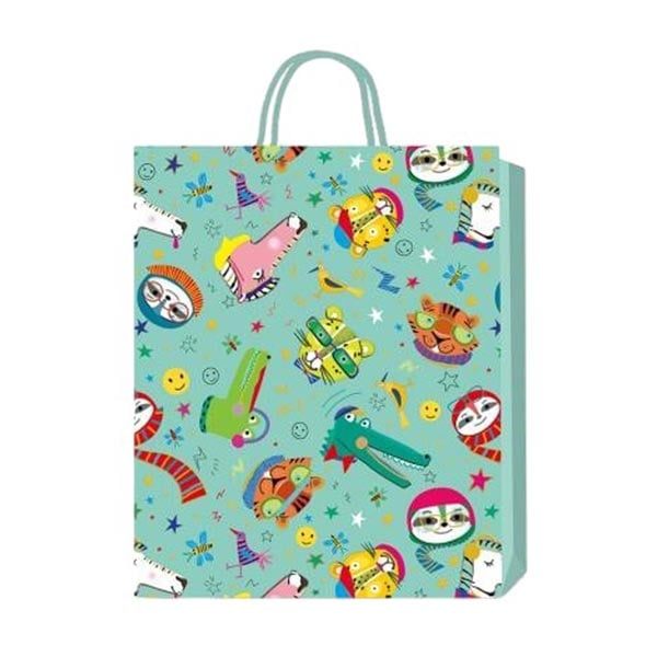 Gift bag, child, 18 x 23 x 8 cm, mint