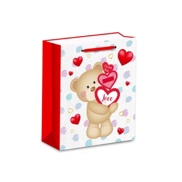 Gift bag Love, 26 x 32 x 10 cm, design 1