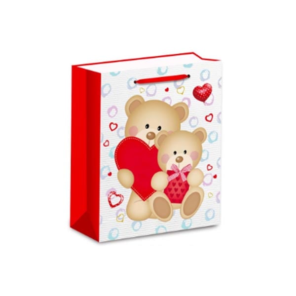 Gift bag Love, 26 x 32 x 10 cm, design 3