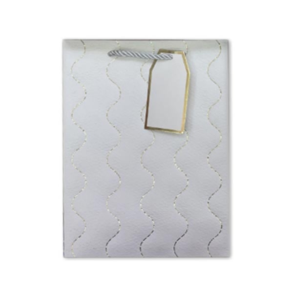Gift Bag, 26 x 32 x 10 cm, white