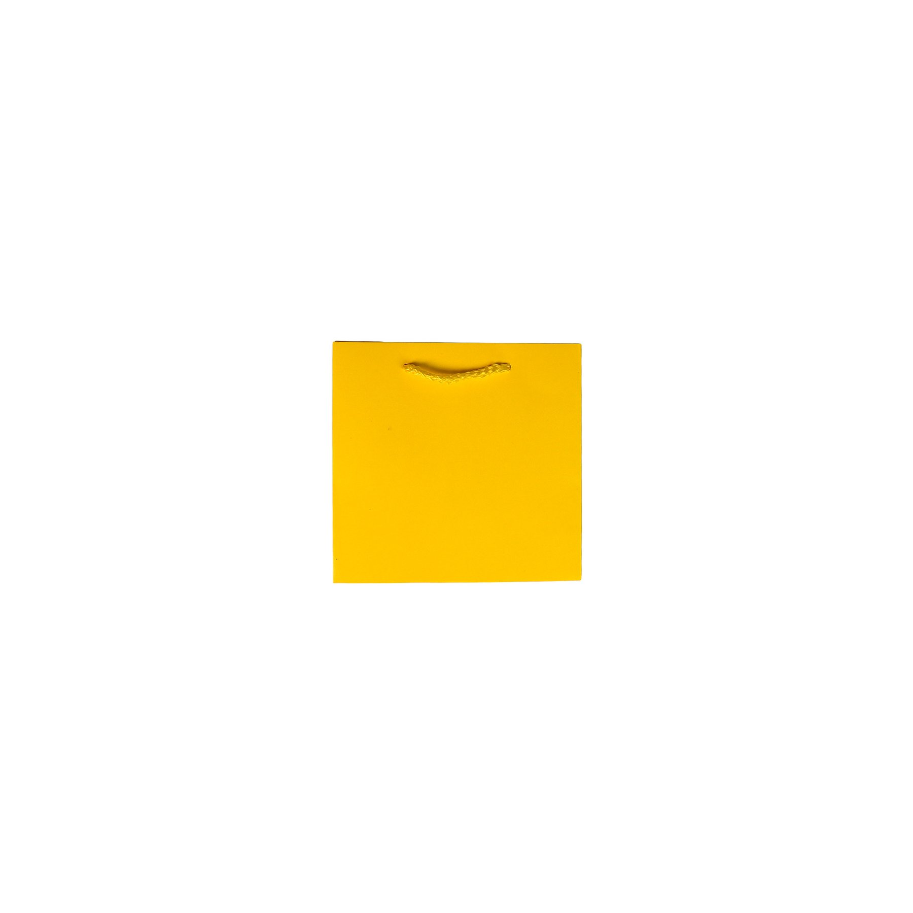 Gift bag, 12 ? 16 ? 6 cm, yellow