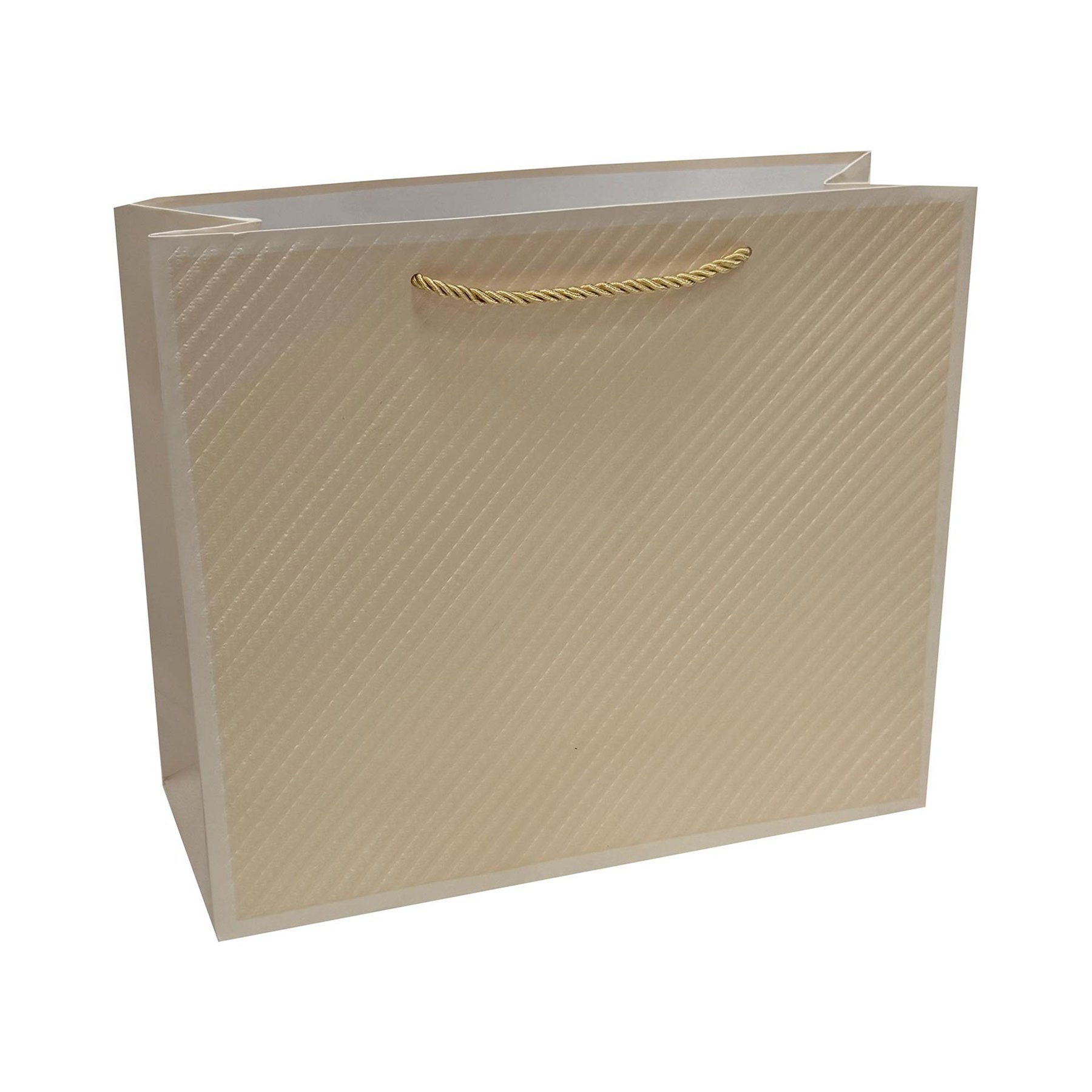 Gift bag 38 x 32 x 12 cm, beige