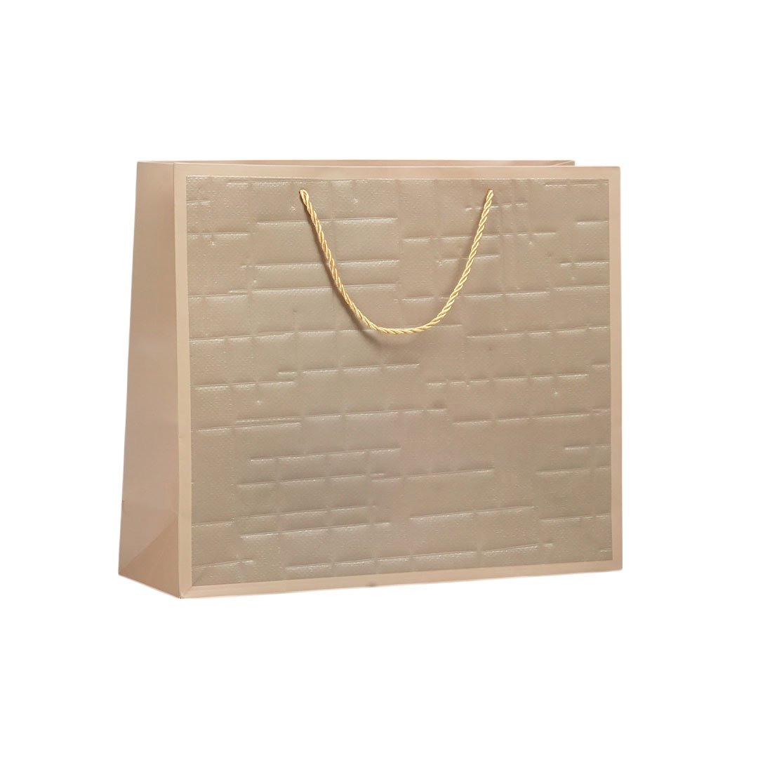 Gift bag 38 x 32 x 12 cm, brown