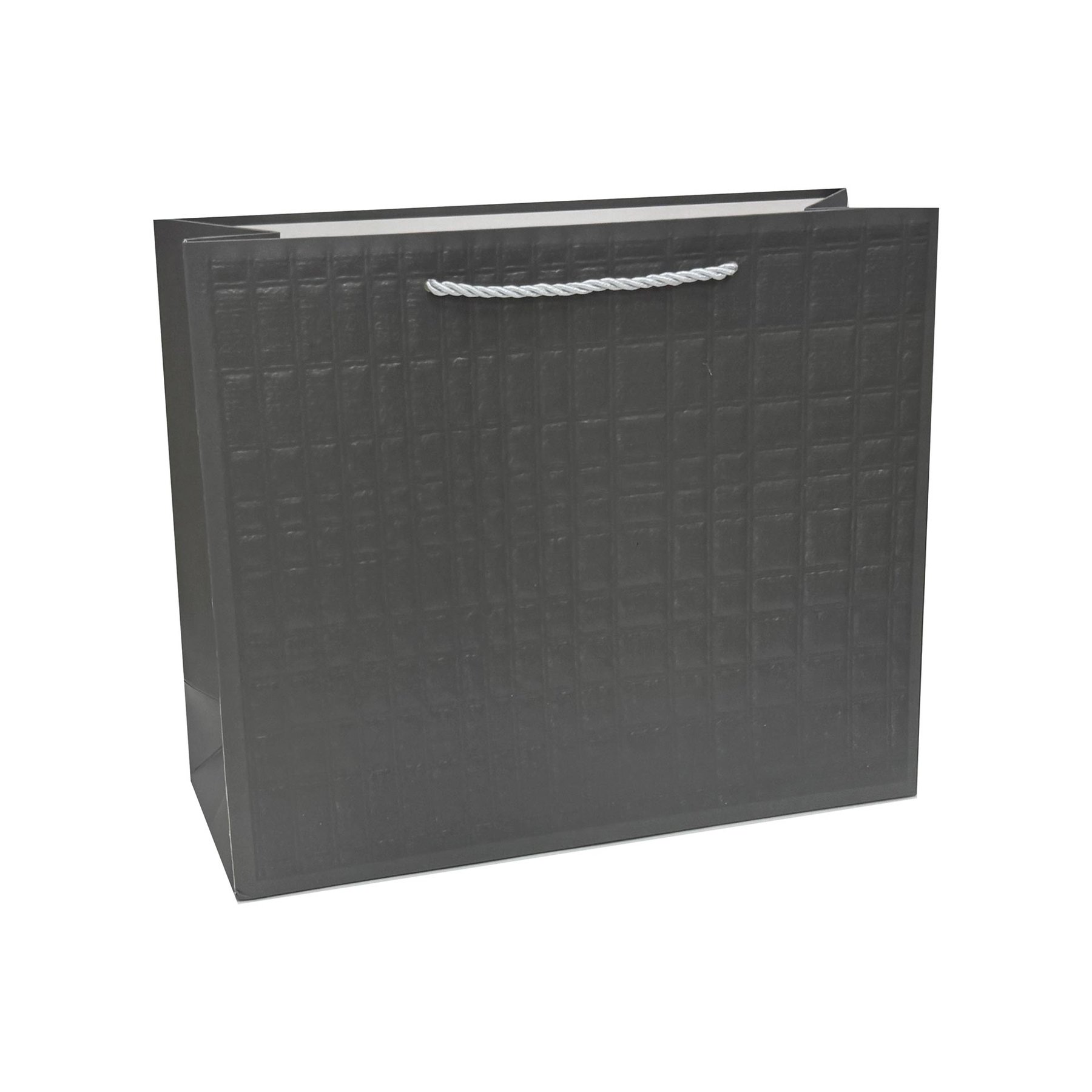 Gift bag, 23 x 17.7 x 10 cm, black