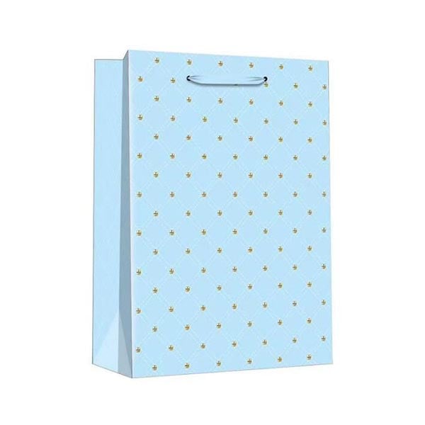 Gift bag, 26 x 32 x 12 cm, light blue