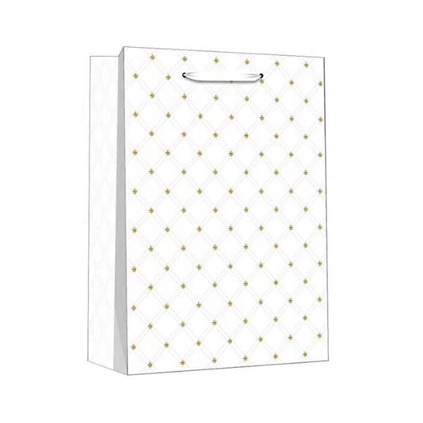 Gift Bag, 26 x 32 x 12 cm, white