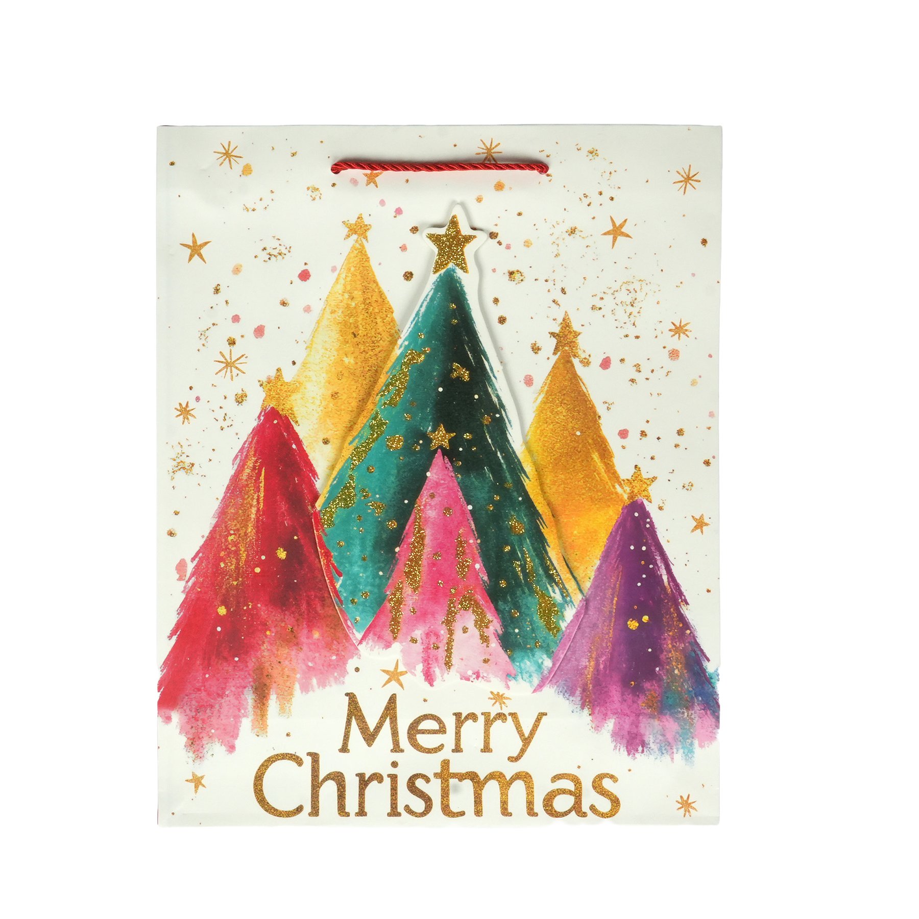 Gift bag Merry Christmas – Trees, Christmas, 30 ? 40 ? 12 cm