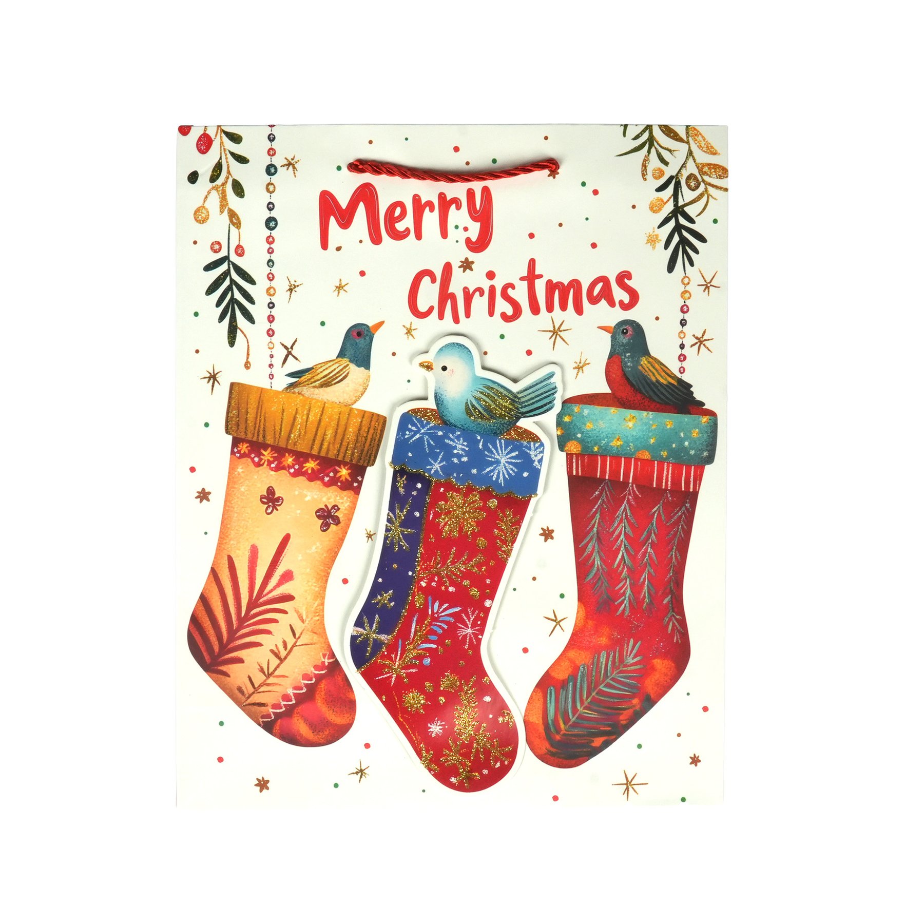 Gift bag Merry Christmas – Stockings, Christmas, 30 ? 40 ? 12 cm