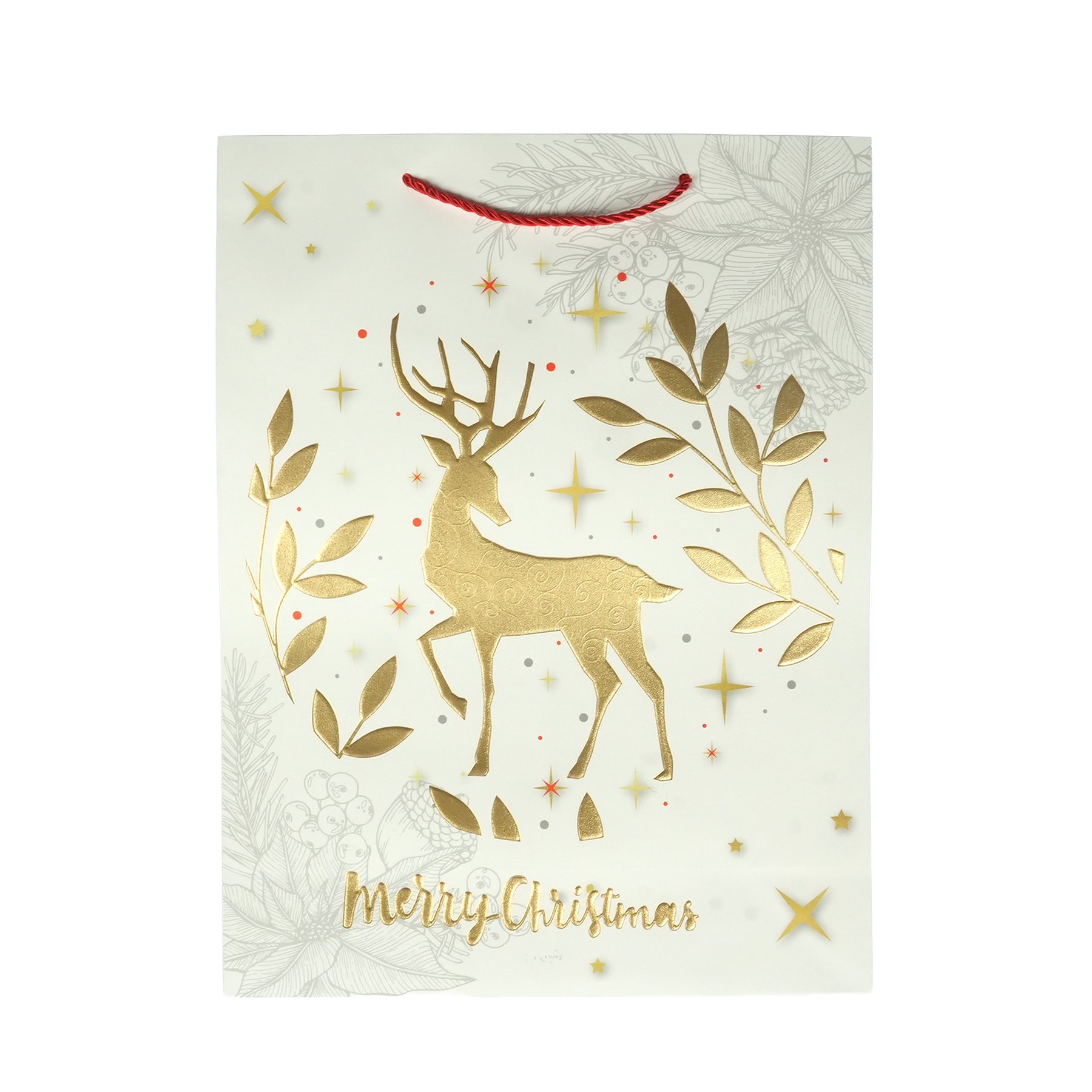 Gift bag Merry Christmas – Reindeer, Christmas, 30 ? 40 ? 12 cm