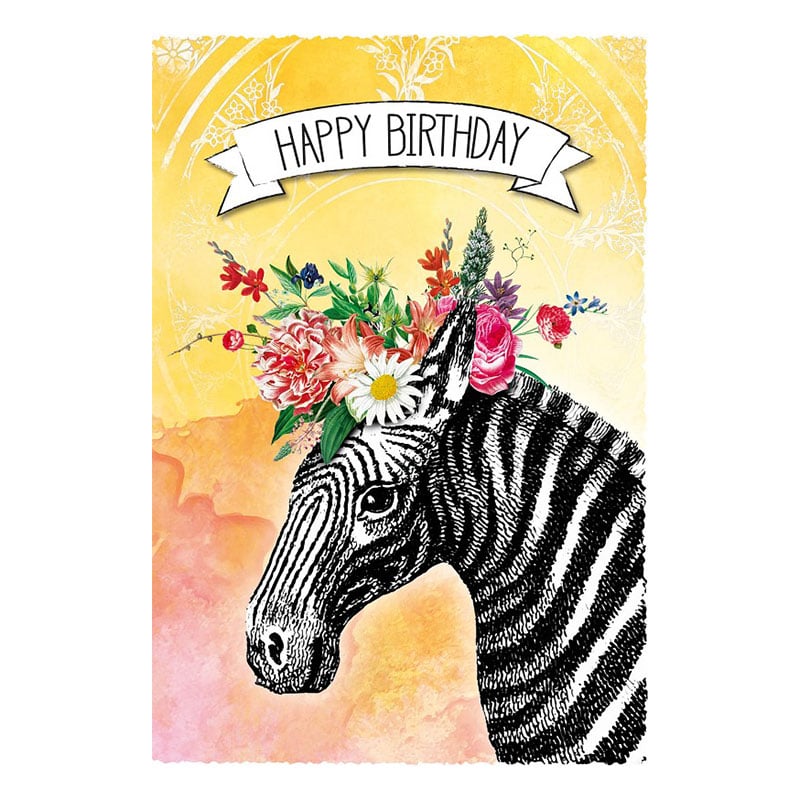 Gespaensterwald Card Silver Line, zebra