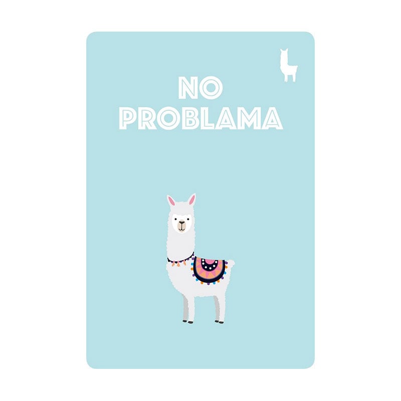 Gespaensterwald Tag card, llama