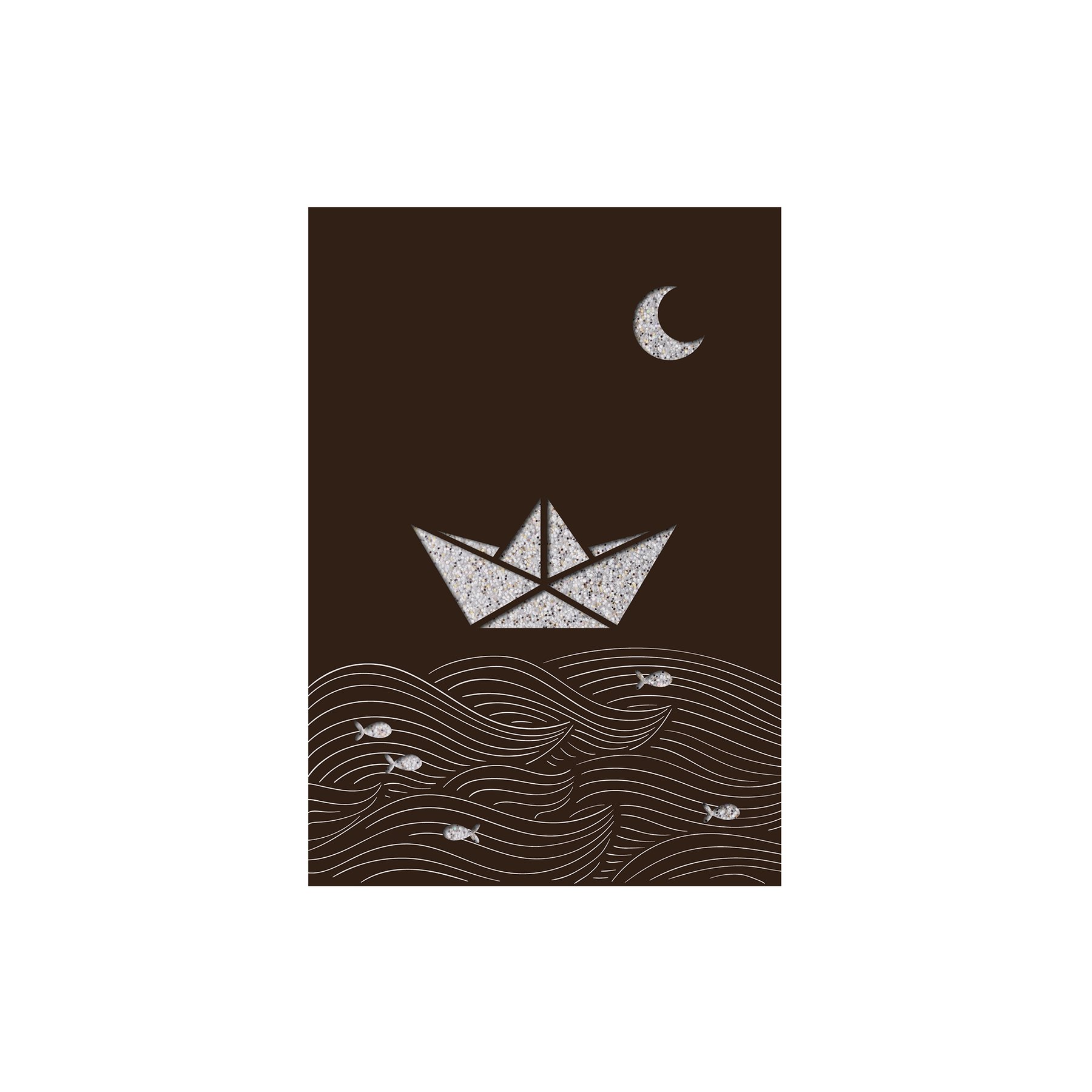 Gespaensterwald Card Paper Deluxe, boat